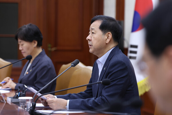 구윤철 경제부총리 겸 재정경제부 장관이 18일 오전 서울 종로구 정부서울청사에서 민생물가 특별관리 관계장관 TF 회의를 주재하고 있다. /사진=뉴시스