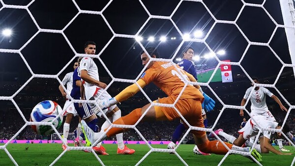 전반 4분 선제골을 터뜨린 카마다/FIFA 홈페이지 갈무리(포인트경제)