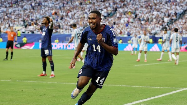 동점골을 터뜨린 데로이 두아르테/FIFA 홈페이지 갈무리(포인트경제)
