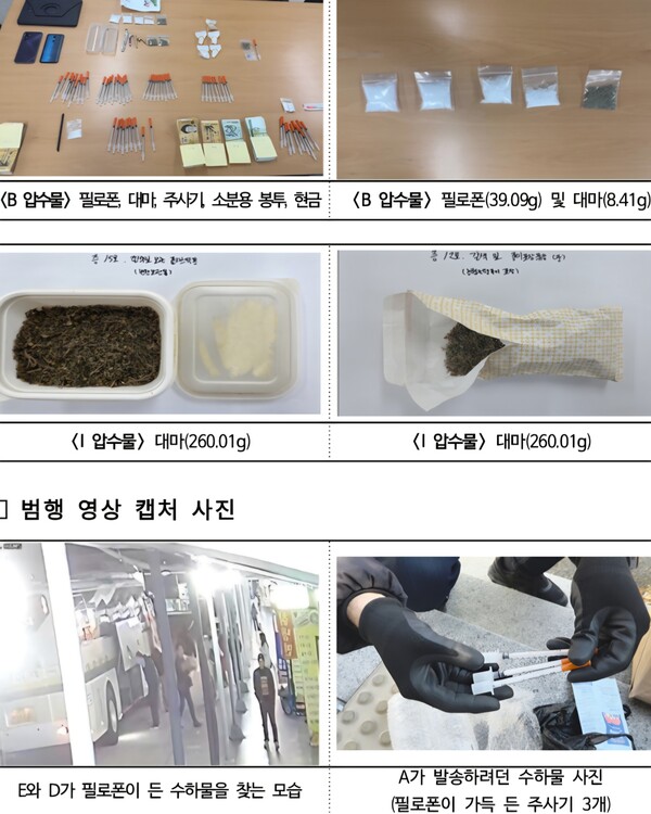 마약 압수물. /경남경찰청.