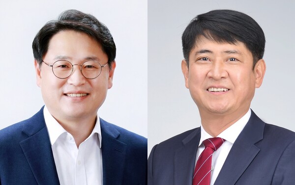 (사진 왼쪽부터) 정희정·강창오 밀양시의원. /밀양시의회
