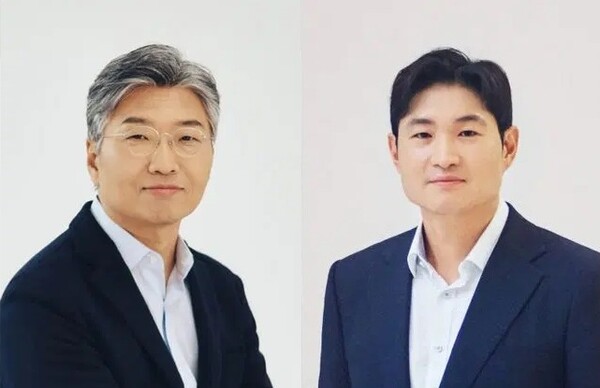 (왼쪽부터) 허민호 부회장, 이병주 부회장. /코스맥스비티아이