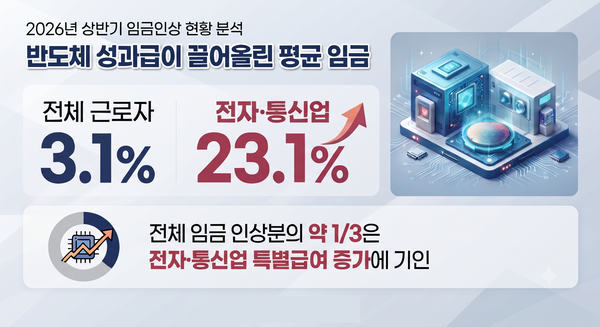 상반기 월평균 임금 431만8천원…전자·통신업 특별급여 66% 급증 /AI이미지